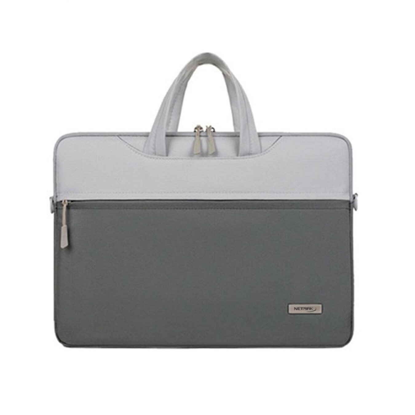FUNDA MALETIN PARA NOTEBOOK 15.6"  NM-ML1-S GRIS NETMAK